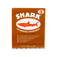 ราคา SHARK กระดาษทรายฉลาม ขัดไม้ เบอร์ 3 (แพ็ค 60 แผ่น) (YC51536)