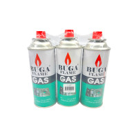 ราคา BUGA FLAME แก๊สกระป๋อง เตาปิคนิค 375 ml. (แพ็ค 3 กระป๋อง) (YC51776)