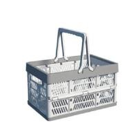 ราคา ตะกร้าใส่ของตะกร้าเก็บอาหารตะกร้าปิคนิค THAI SUN SPORT SH0120-M สีเทา pcs (YA16504)