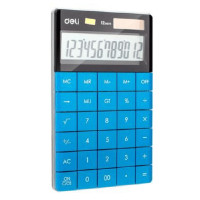 ราคา DELI เครื่องคิดเลข รุ่น E1589 สีน้ำเงิน (YB35037)