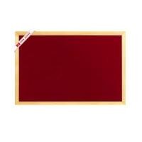 ราคา SIAM BOARD บอร์ดกำมะหยี่ ขนาด 120x240 ซม. สีแดง กรอบไม้สน (YB40228)