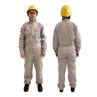 ราคา MAPLE SAFETY ชุดหมีช่าง ป้องกันไฟลาม แขนยาว รุ่น OV-09F สีกากี ไซส์ S (YB81116)
