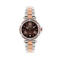 ราคา US MASTER POLO CLUB นาฬิกาข้อมือผู้หญิง รุ่น USM-DH03-SRG-BR STRING ROMAN DATE SILVER ROSEGOLD/BROWN (YC43068)