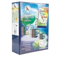 ราคา แฟ้มคลิปสปริง สอดปก A4 สัน 8 ซม. น้ำเงิน ผีเสื้อ 80-2S (6020523)