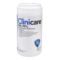 ราคา CLINICARE แผ่นเช็ดฆ่าเชื้อ IPA 70% รุ่น SLIM (80 แผ่น) (YC67856)