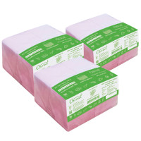 ราคา Correct กระดาษเช็ดปาก มินิแน๊ปกิ้น สีชมพู ความหนา 1 ชั้น จำนวน 500 แผ่น/ห่อ x 3 ห่อ [1,500 แผ่น](Mini Cocktail Napkin) (YA07335)