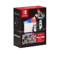 ราคา NINTENDO ชุดเครื่องเกมคอนโซล Nintendo Switch พร้อมแผ่นเกม Mario Kart 8 สีขาว (YC07915)