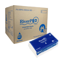 ราคา RIVERPRO กระดาษเช็ดมือ V-FOLD PREMIUM 2-PLY ขนาด 20x25ซม. (ยกลัง 24 แพ็ค) (YC28580)