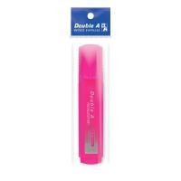 ราคา ปากกาเน้นข้อความ Double A DA Flat ชมพูสว่าง (1009260)