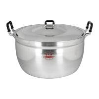 ราคา ตราจระเข้ หม้อสองหูอะลูมิเนียมพร้อมฝา สีเงิน ขนาด 45 ซม. (YA39200)