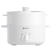 ราคา SIMPLUS หม้อไฟฟ้าอเนกประสงค์ รุ่น DZGH003 สีขาว ขนาด 600 วัตต์ 1.5 ลิตร (YA60750)