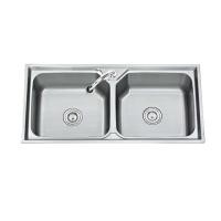 ราคา Sink อ่างล้างจานแบบ2หลุม Tecnostar TNS 201000 SS (Y018819)