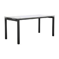 ราคา INDEX LIVING MALL โต๊ะทำงาน รุ่นจอยน์ สีขาว/ดำ ขนาด 160 ซม. (YA24242)