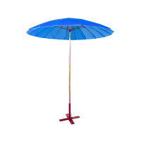 ราคา PK ร่มแม่ค้า ด้ามเหล็ก สีน้ำเงิน 36 นิ้ว เฉพาะร่ม (1 คัน) (YC63071)