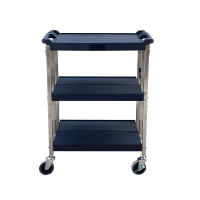 ราคา COMBI WARE รถเข็นอเนกประสงค์ แบบพับได้ 3 ชั้น รุ่น FT102103-BLA สีดำ (YB98963)