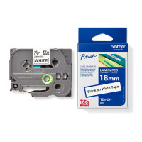 ราคา BROTHER เทปพิมพ์อักษร รุ่น TZE-241 สีดำ พื้นขาว ขนาด 18 มม. x 8 เมตร (8091202)