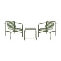 ราคา INDEX LIVING MALL ชุดโต๊ะสนาม 2 ที่นั่ง รุ่นกอตแลนด์ สีเขียว ขนาด 52.5 ซม. (YA36604)