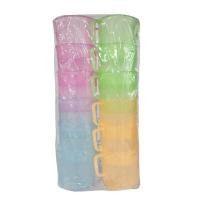 ราคา แก้วน้ำพลาสติก สีพาสเทล แบบซ้อนเก็บได้ แพค 12 ใบ (YC50669)