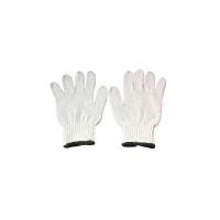 ราคา PK ถุงมือผ้า รุ่น 5 ขีด สีขาว ขอบเขียว (10 โหล) (YC51590)