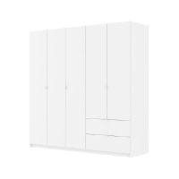 ราคา INDEX LIVING MALL ตู้เสื้อผ้า 5 บาน รุ่นวิต้า สีขาว ขนาด 200 ซม. (YA26521)