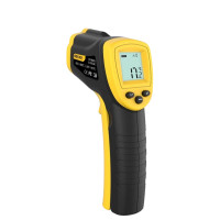 ราคา DELI ปืนวัดอุณหภูมิ วัดไข้ ดิจิตอล Infrared Thermometer รุ่น EDL333380 สีเหลืองดำ (YB97702)