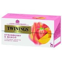 ราคา ชาอังกฤษ ทไวนิงส์ Strawberry&amp;Mango 2 กรัม 25 ซอง/กล่อง (0040760)