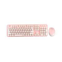 ราคา MOFII คีย์บอร์ดและเมาส์ไร้สาย รุ่น SWEET สีชมพู (YB13914)