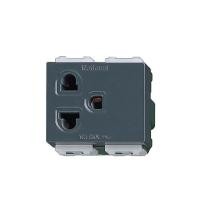 ราคา เต้ารับเดี่ยว ขากลมแบน มีกราวด์ PANASONIC รุ่น WEG1191K (Y040407)