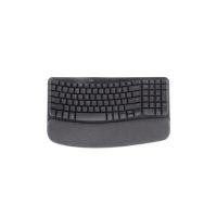Logitech Wireless Ergonomic Keyboard คีย์บอร์ดไร้สาย รุ่น Wave Keys