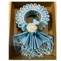 ราคา THAI SUN SPORT พวงมาลัยผ้าพันคอทอมือ รุ่น FEST0033 ขนาด 40x180 ซม. + ดอกมะลิ + กล่อง (YB95352)