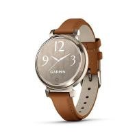 ราคา GARMIN นาฬิกาสมาร์ทวอทช์ รุ่น Lily 2 Classic สาย Tan Leather สี Cream Gold (WATCH-GM-00003-CR-GD) (YC32867)