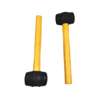 ราคา PK ค้อนยาง ด้ามไม้กลึง ขนาดใหญ่ 16 ออนซ์ (แพ็ค 12 อัน) (YC52428)