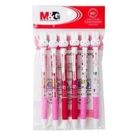 ราคา ปากกาลูกลื่น 0.5มม. นง. (6ด้าม) Miffy M&amp;G FBP14604 (1007445)