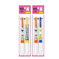 ราคา ปากกาลูกลื่น4สี Miffy 0.38มม. คละสี(แพ็ค2) M&amp;G FBP80632 (1012081)