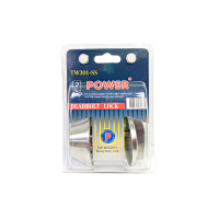 ราคา POWER กุญแจลิ้นตาย รุ่น TW301-SS แบบไข 1 ด้าน (แผง 1 ชุด) (YC52204)