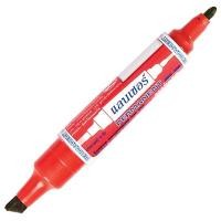 ราคา ปากกามาร์คเกอร์ 2 หัว (แพ็ค12ด้าม)แดง แลนเซอร์ Duo 288 (1000801)