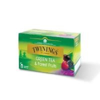 ราคา TWININGS ชา กรีนที แอนด์ ฟอร์เรส ฟรุตส์ ชนิดซอง แพ็ค 1.5 กรัม x 25 ซอง (0098357)