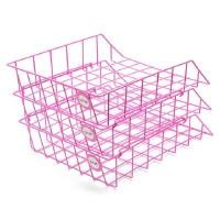 ราคา ตะกร้าลวด 78 3ชั้น ชมพู ONE (6003944)