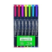 ราคา ZEBRA ปากกาเน้นข้อความ 2 หัว รุ่น OPTEX CARE 7C พร้อม 7 สี (YC16786)