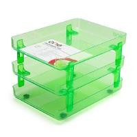 ราคา ถาดเอกสาร S3N 3 ชั้น เขียว ONE (6003946)