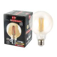 ราคา HI-TEK หลอดวินเทจ LED 6 วัตต์ Warm White รุ่น HLLG95006G ทรงกลม G95 กระจกสีชาทอง E27 (Y035437)