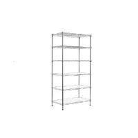 ราคา MZG 001-6T 60x35x180 cm. ชั้นวางของปรับระดับได้ 6 ชั้น ขนาด 60x35x180 ซม. เหล็กกล้าคาร์บอน (YC44686)
