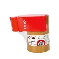 ราคา เทปปิดกล่องพร้อมที่ตัด 48มม.x45หลา ชา (แพ็ค3อัน) ONE (3001738)