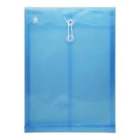 ราคา ORCA ซองพลาสติกผูกเชือกขยายข้าง F4 ฟ้า (แพ็ค 12) (6093071)