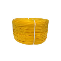 ราคา PK เชือกถักแบน สีเหลือง 3/4 นิ้ว ยาว 100 เมตร (แพ็ค 1 ม้วน) (YC52263)