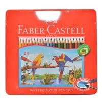 ราคา FABER-CASTELL สีไม้ระบายน้ำกล่องเหล็ก 24สี (1001876)