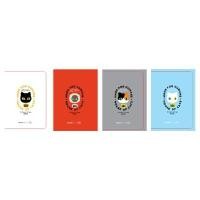 ราคา DOUBLE A สมุดบันทึกมุงหลังคา A6 80 แกรม 40 แผ่น Baan Maew Maew คละ 4 ลาย (5097649)