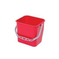 ราคา สีแดง ถังพลาสติกพร้อมหูหิ้ว 12 ลิตร (Y017968)