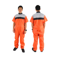 ราคา ชุดหมีแขนสั้นผ้า OS-01 สีส้ม Size L (YD01230)