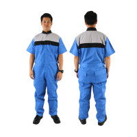 ราคา ชุดหมีแขนสั้นผ้า OS-01 สีฟ้า Size 2XL (YD01234)